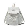 Schoolbag Korean Ins High Value Striped Backpack Female College Student Commuting Leisure Small Schoolbag Outdoor Small Fresh Backpack