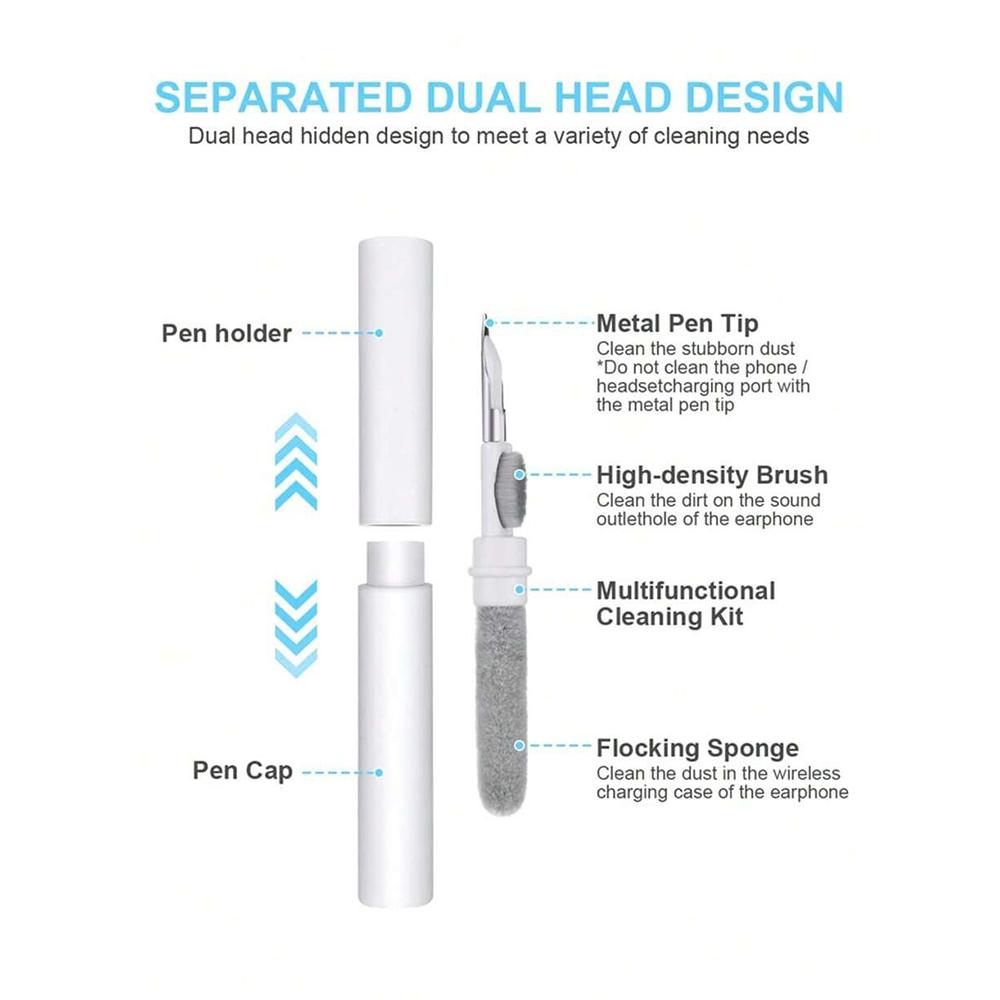 Xiaomi Portable Earphone Cleaning Pen for Airpods Pro Bluetooth Wireless Camera Dust Removal Tool - Soft Brush Head