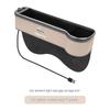 AUK2  Car USB Charging Colour Light Seat Gap Storage Box For Nissan X-Trail Qashqai Sentra Serena Tiida Teana Juke Leaf Micra Almera