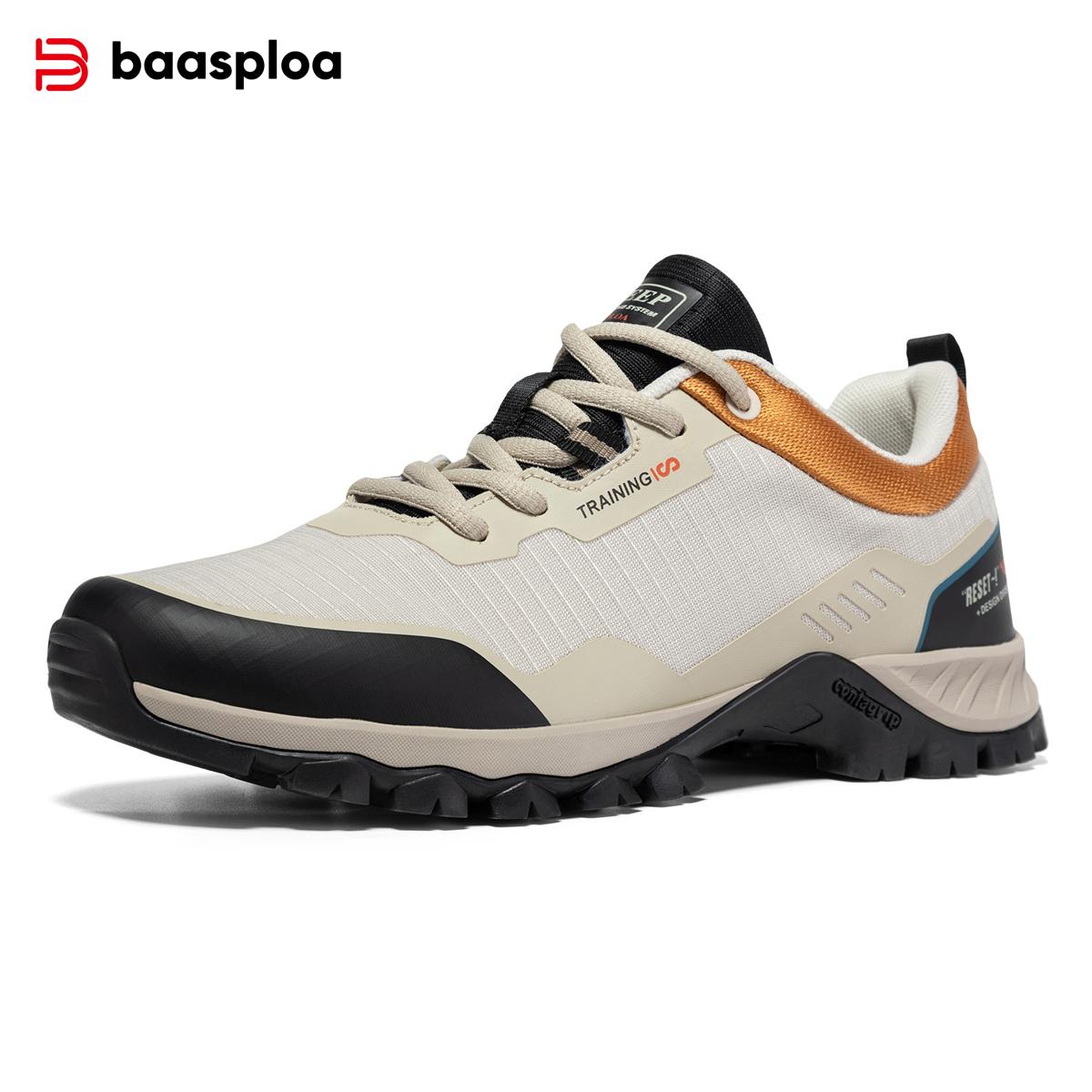 

Baasploa Summer New Arrival Чоловічі нековзкі кросівки Зносостійке туристичне взуття Чоловічі відкриті водонепроникні кросівки Легкі чоловічі кросівки для прогулянок 44