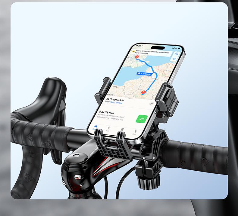 Shockproof & Vibration-proof Phone Holder for Bikes, Electric Scooters, & Motorcycles