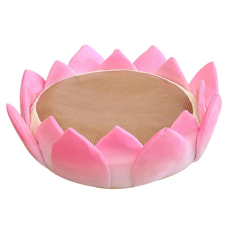 Creative Lotus Throne Seat Cushion Good Luck Lotus Lotus Futon Cushion Office Sedentary Chair Cushion Girls Tatami Mat