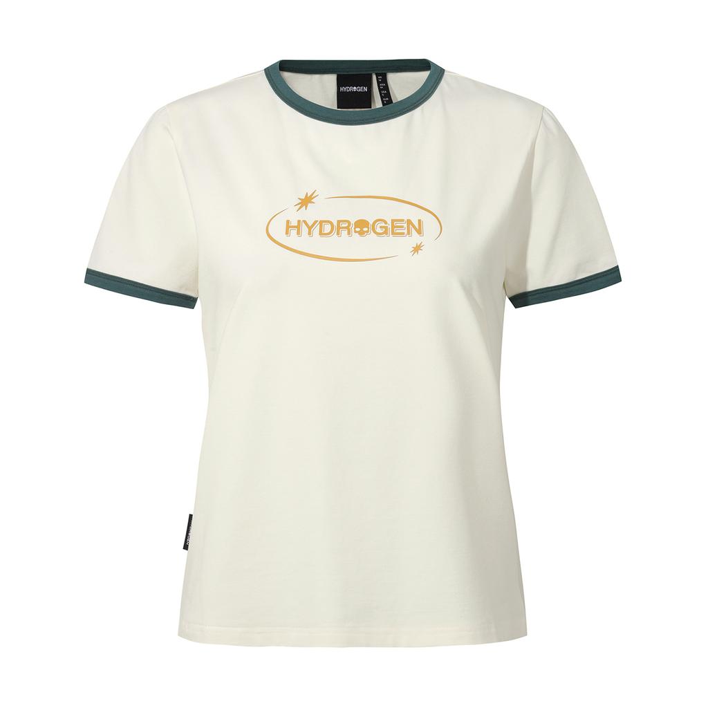 HYDROGEN Women'S Retro Color Block T-Shirt