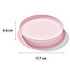 OXO Tot Einfacher Teller mit Saugblüte 61160900 Becher, Design, Rutschfest, Kindergeschirr,