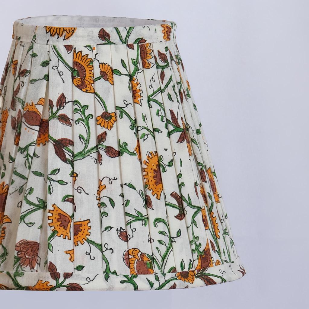 Marigold Pleated Empire Lampshade
