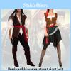 High-quality Caribbean Pirate Costume For Men And Women Captain Jack Sparrow Cosplay