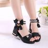 2025 Girls' Korean Style Roman Sandals - Soft Sole, Summer Fashion for Little and Big Kids