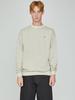 LAZY LAKE Lazy Lake Pigment Embroidered Crew Neck Beige