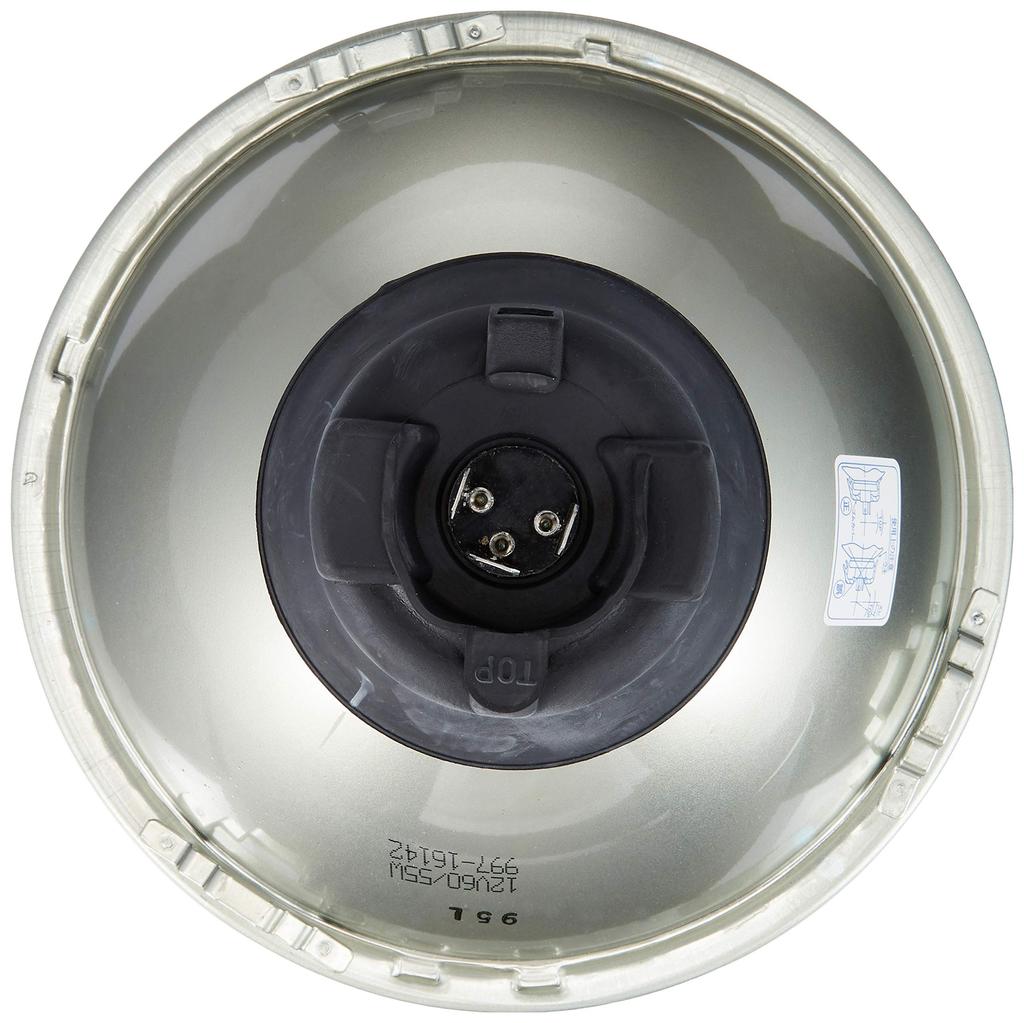 KOITO Replaceable Bulb Halogen Headlamp Unit Round (Two Bulbs, 12V) [Part Number] HSSB-16-12HP