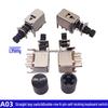 LUPFUNG A03 Piano Key Switch, PS-22F02, Self-Locking, Double Row, 6-Pin, Straight Key Power Switch