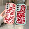 Soft Phone Cover Case for Samsung Galaxy A12 A52 A16 A21s A11 A14 A15 A13 A23 A33 A53 A22 A04 A05 A06 A03 Retro And Sexy Red Lip