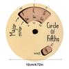 Music Education Tools Guitar Chord Wheel Circle Of Fifths Wheel Round Music Melody Tools  Piano