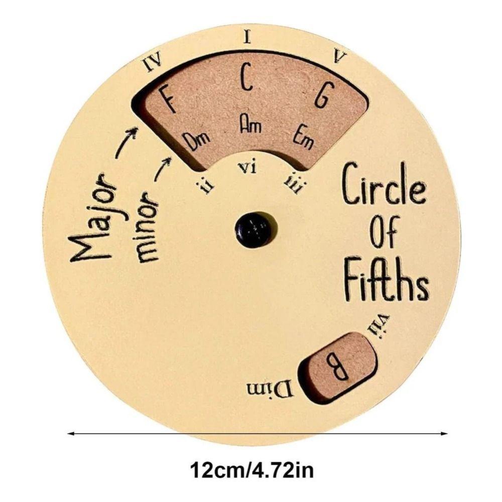 Music Education Tools Guitar Chord Wheel Circle Of Fifths Wheel Round Music Melody Tools Piano