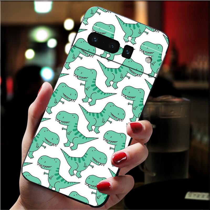 Phone Case for Google Pixel 7 Pro 7 6A 6 Pro 5A 4A 3A Pixel 4 XL Pixel 5 6 4 3 XL 3A XL 2 XL Cute Baby Dinosaur Case Funda