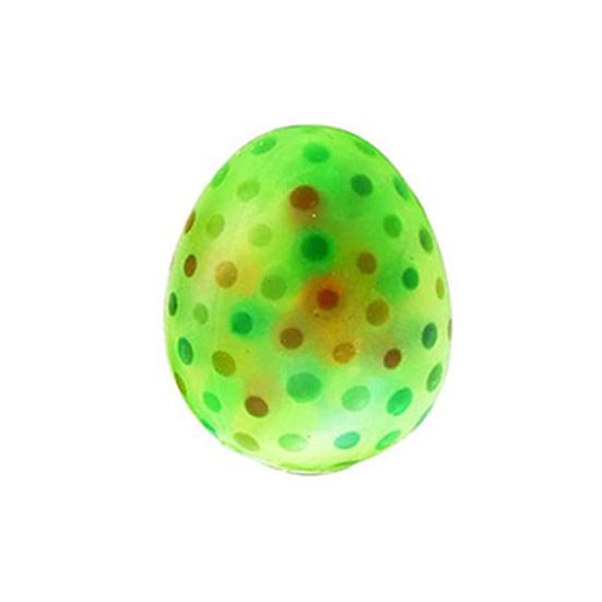 Yousheng Easter Egg Toy Elastic Quick Recovery Colorful Anti-stress Ball Pinch Toy Relieve Boredom Soft TPR Squeeze Egg Children Decompression Toy
