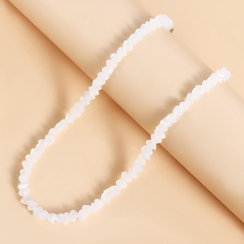 Personalized European American Style Hand Woven Beaded Crystal Clavicle Necklace For Women