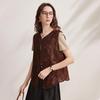 Zhaojun Women's New Chinese Style Jacquard Mulberry Silk Vest