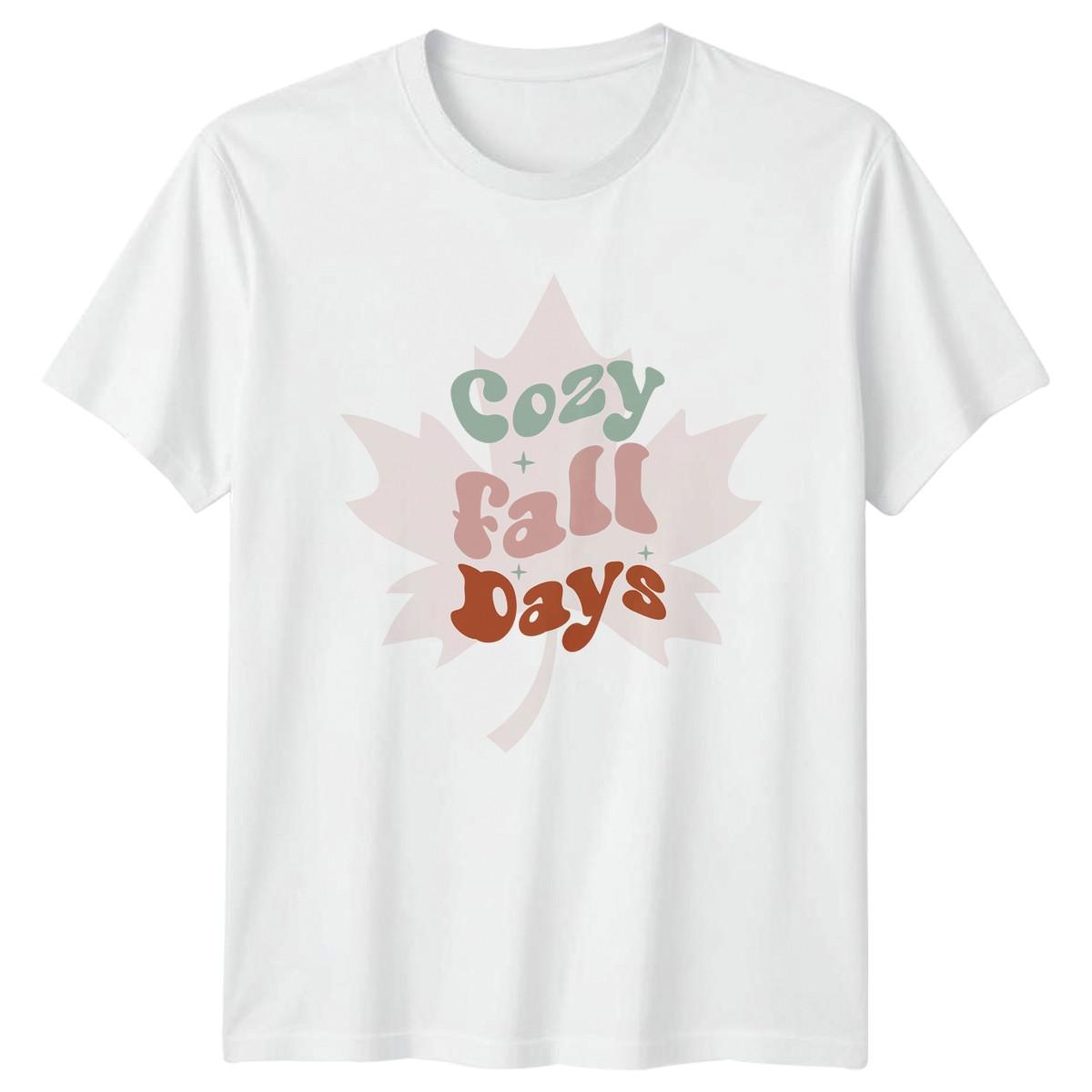 Cozy Fall Days T-Shirt Autumn Season Lifestyle Autumn Gift For Him And Her XXXXL