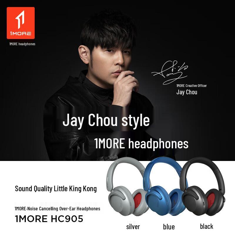 1MORE SonoFlow Active Noise Cancelling Over-Ear Headphones