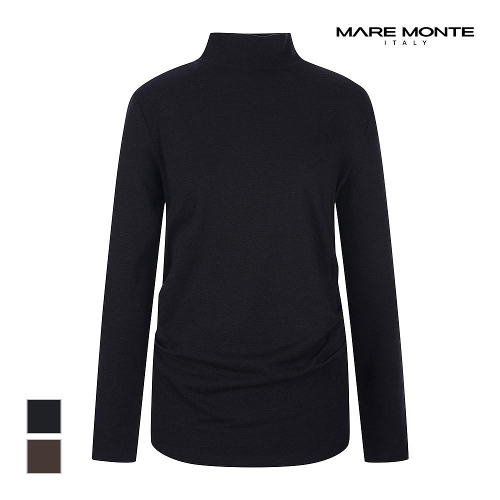 MAREMONTE Mock Neck T-Shirt_M23Omts04P0