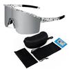 Running Goggles Half Frame UV400 Windproof Anti-Glare High-Definition for Marathon Mountaineering Outdoor Sports
