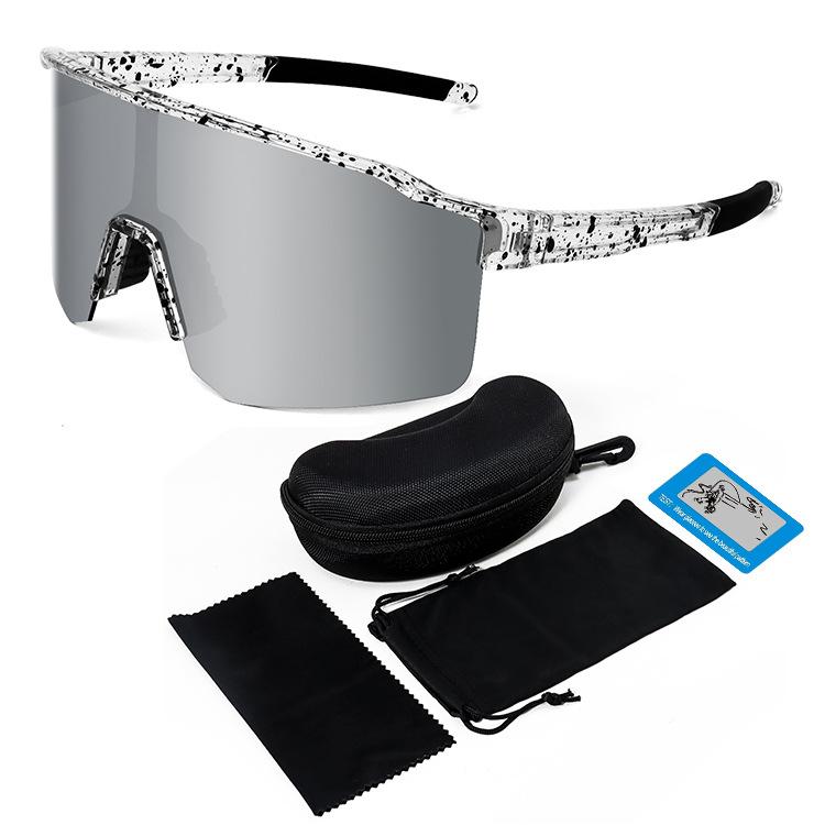 Running Goggles Half Frame UV400 Windproof Anti-Glare High-Definition for Marathon Mountaineering Outdoor Sports