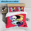 Colorful Cartoon Dandy 3PCS Bedding set,Ideal for 1pc Duvet Cover And 2pcs Pillowcases Perfect for Fan gift,Ideal for Bedroom, Dormitory