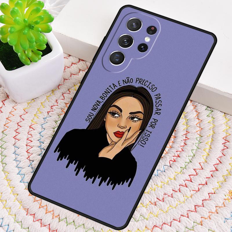 Cool Bad Girl Phone Case for Samsung Galaxy Note 10 Pro S26 Ultra S23 S24 FE S25 S21 S22 PLUS Shockproof Cove