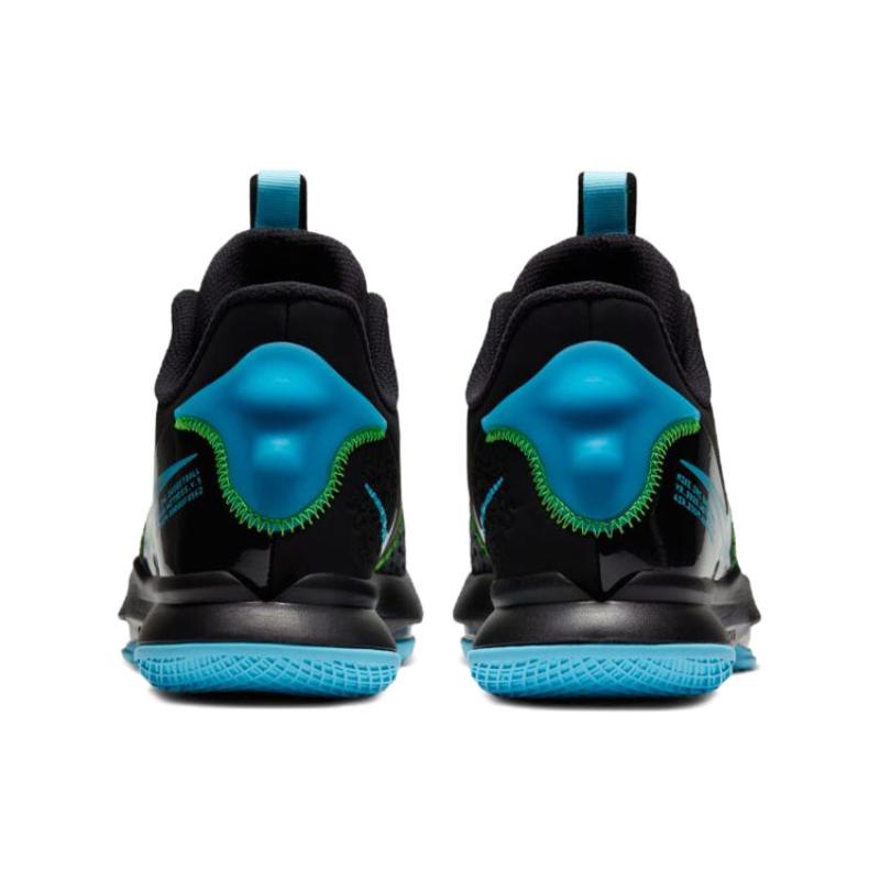 Nike LeBron Witness 5 EP 'Black Light Blue Fury' Sneakers CQ9381-004