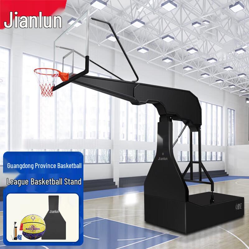 JEEANLEAN Hydraulic-Style Portable Outdoor Basketball Hoop