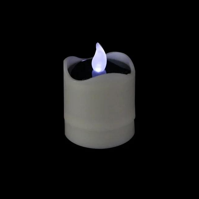 New Romantic Flickering Solar Flameless LED Candle Lights - Tea Lights Simulation for Outdoor Wedding Party Decor - Garden Ambia