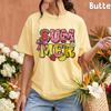 Comfort Colors® Summer Fruit Shirt, Neon Trendy Summer Shirt, Summer Tropical Shirt, Distressed Beach Tee, Sunshine Shirt, 2026 Trendy Shirt