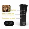 Nový ultrazvukový odpuzovač psů LED Anti Dog Barking Pet Trainer Dvojitá hlava Houkačka Odpuzovač psů Jemné odehnání Venkovní