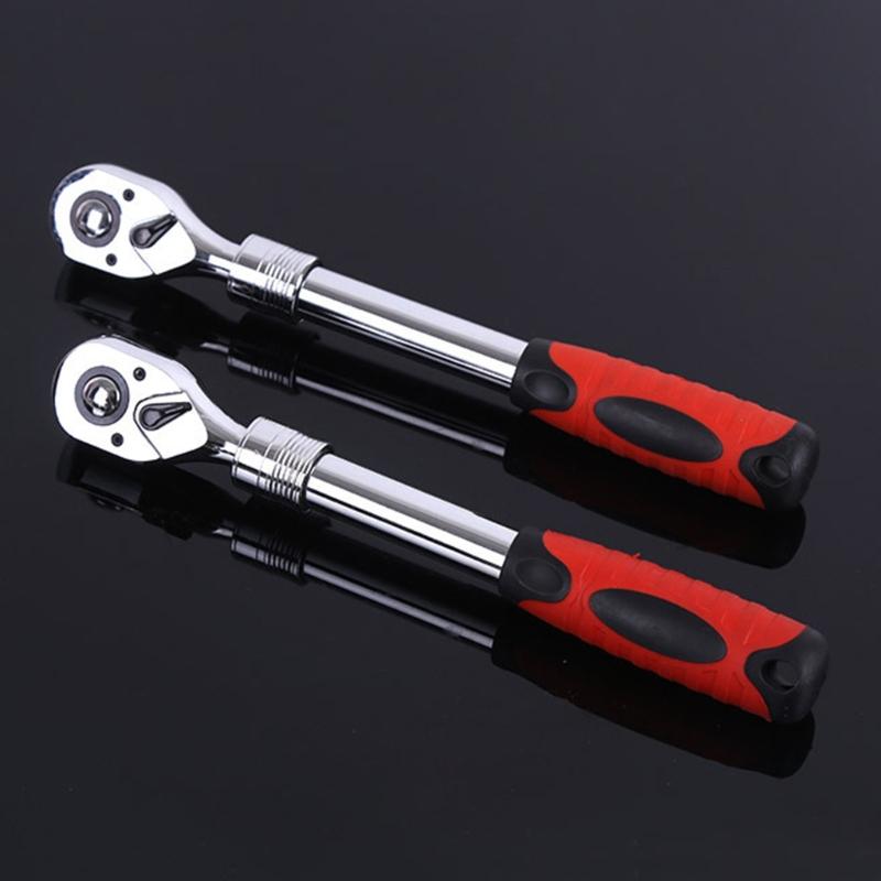72 Tooth Adjustable Socket Ratchet Wrench 1/2 1/4 3/8 inch Extendable Socket Spanner Torque Wrench Quick Release