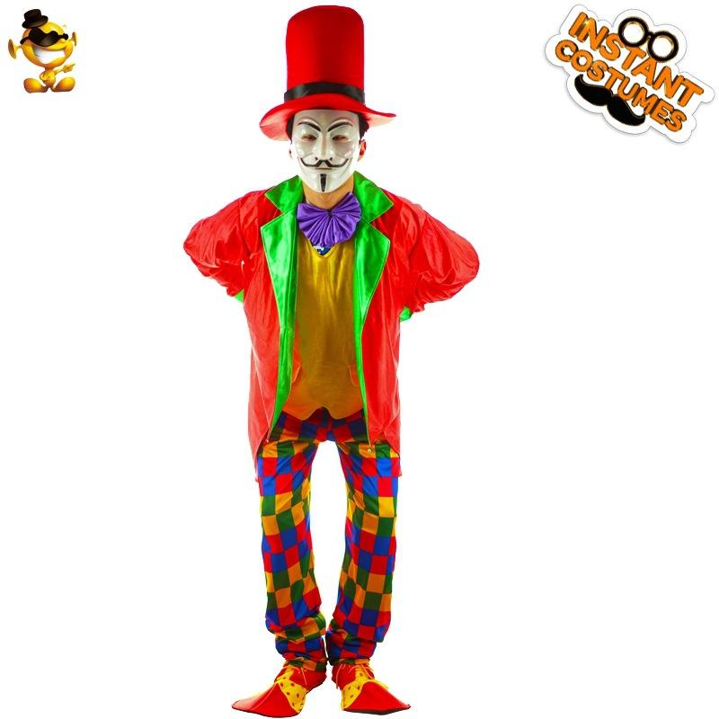 

Halloween adult male magician clown cosplay party costume cosplay stage costume One size fits all