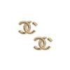[Early Spring New Style 22C] Letter LOGO Metal Earrings Women's Gold