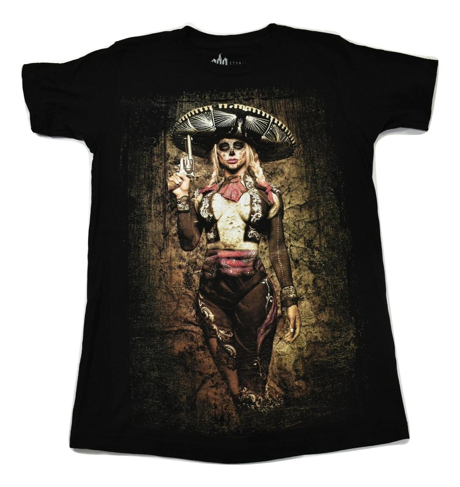 Get Down Art Mens El Mariachi De La Muerta By Daveed Benito Shirt New S 3XL