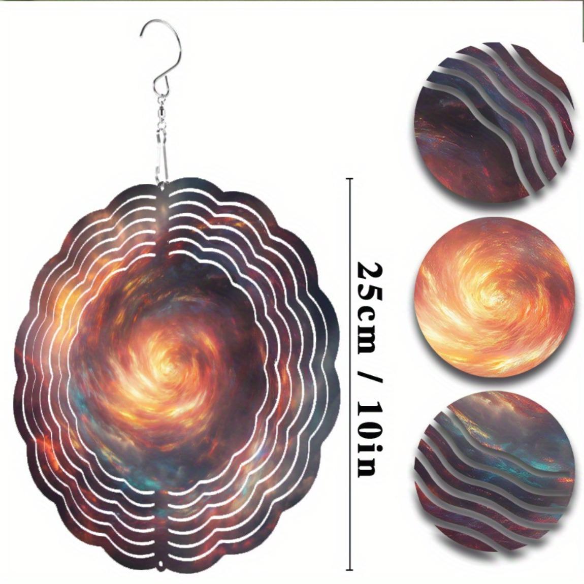 

Синий Белый Металлический Ветряк с Подвесной Цепью 3D Садовая Художественная Скульптура для Декора Открытого Двора Патио Всесезонный Ветряк 01A