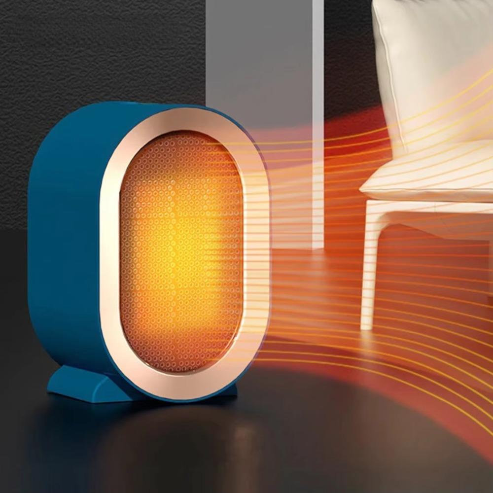 Fast Heat Heating Warm Air Blower Oval Electric Heater Mini Hot Air Fan  Bedroom