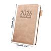 Portable 2026 A5 Notebooks 200 Thick Pages Time Efficiency Manual Schedule Book To Do List Notepad Time Management