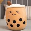 25-70cm Cartoon Fruit Bubble Tea Cup pillow stuffed soft Drink Apple Milk Tea back cushion fast food gifts for kids birthday