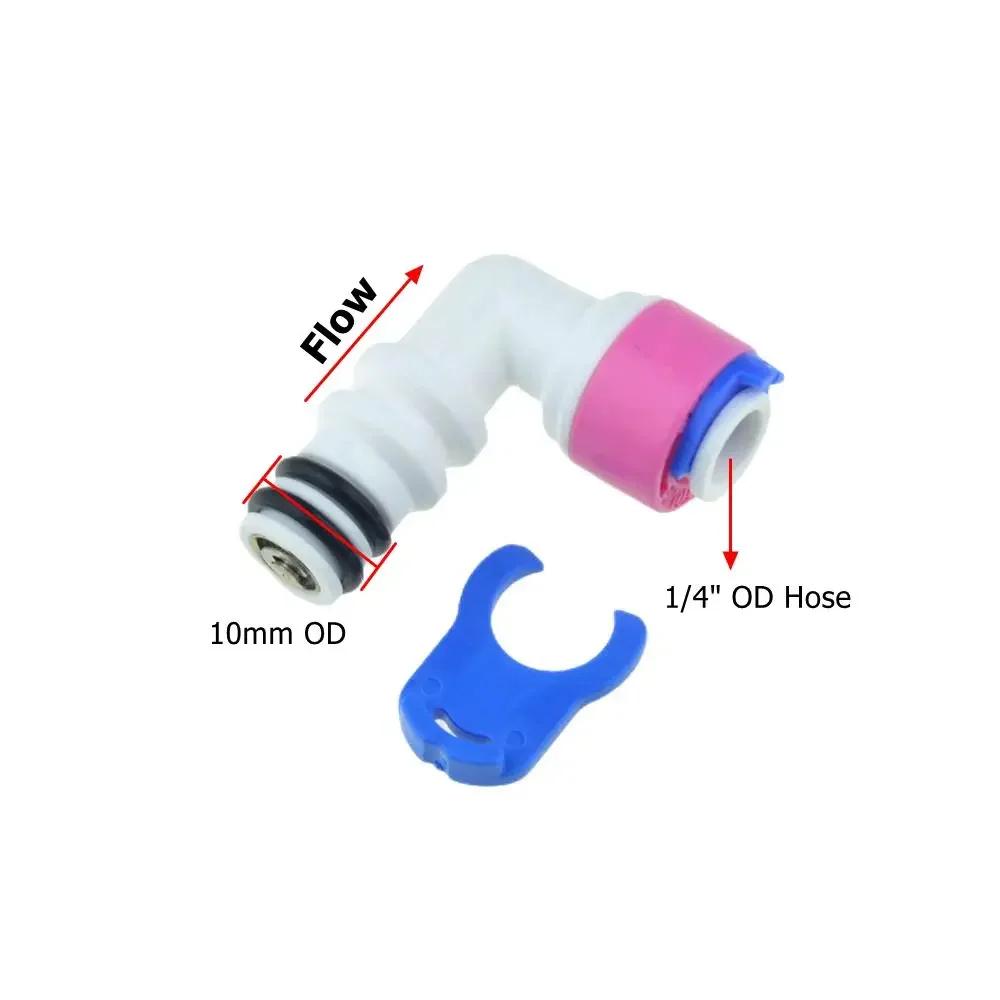 

RO Water Elbow Straight Check Valve Quick Coupling Fitting 1/4 3/8 Hose 1/8 Male Reverse Osmosis System Plastic Pipe Connector