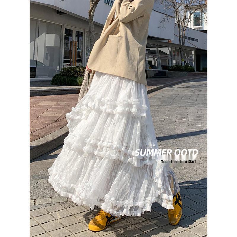 Women's High Waist Pleated Midi Skirt - 2025 Spring/Summer Collection