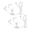 2 Pcs Wired Earphones IP68 Waterproofing Noise Isolation Clear Quality Sound 3.5mm Wired Earbuds for MP3 Player Phone