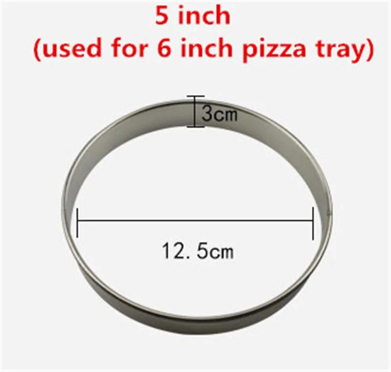 Round Stainless Steel Cake Molds Mousse Cake Tart Circle Mold Pizza Dessert DIY Decor Mould Tart Ring Kitchen Baking Tool