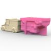 Small Motorcar Concrete Silicone Mold Succulent Flowerpot Cement Plaster Molds