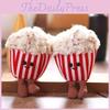 Popcorn Plush Cute Toy Keychain Stuffed Doll Kids Pendant Decoration Backpack