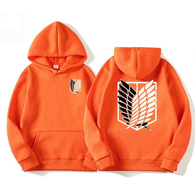 

Attack on Titan Mikasa Ackerman Survey Corps Hooded Sweater Jacket L помаранчевий