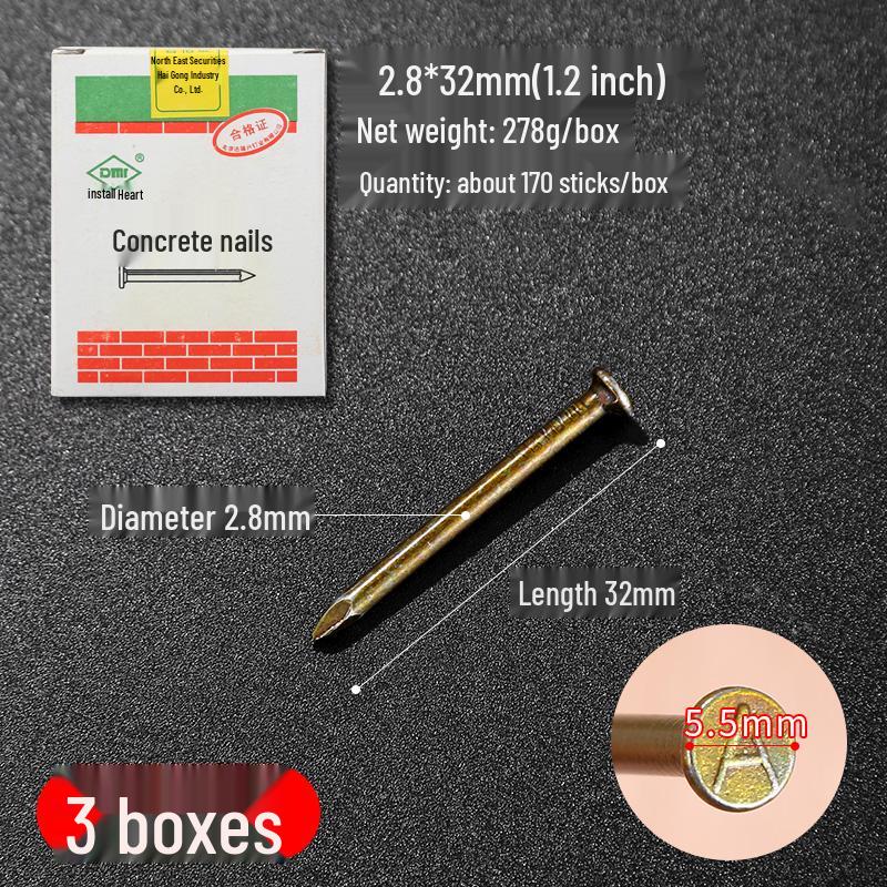 Long Cement Steel and Iron Nails for Wall and Woodworking