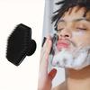 Silicone Facial Cleansing Brush, Deep Pore Cleaning Scrubber, Dual-Side Exfoliating Massage Tool for Men Women Face Beard Care